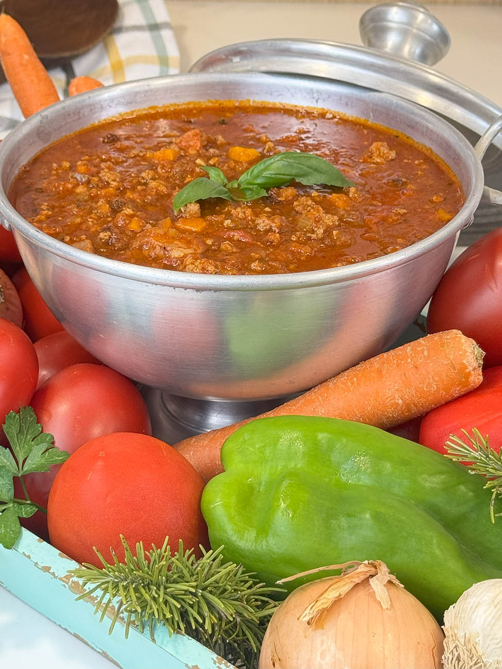 boloñesa con chorizo