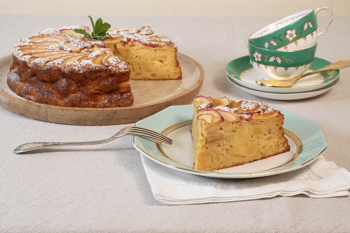 TARTA CREMOSA DE MANZANA 