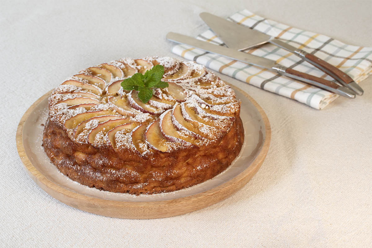TARTA CREMOSA DE MANZANA 