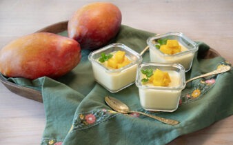 panna cotta de mango