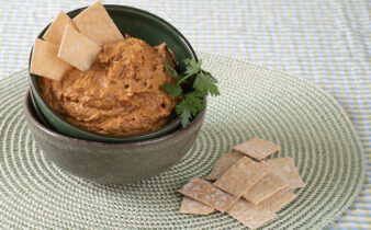 Paté de tomates, zamburiñas y mejillones