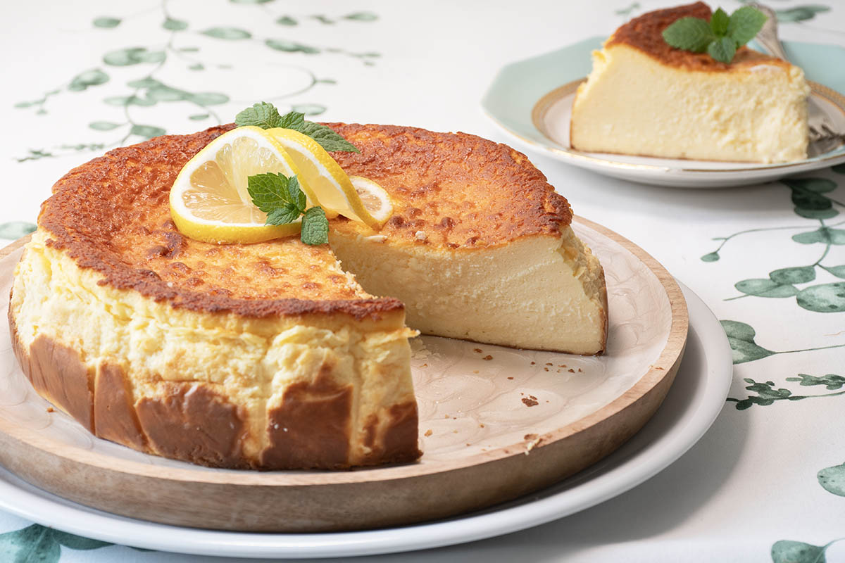 tarta de yogur de limon
