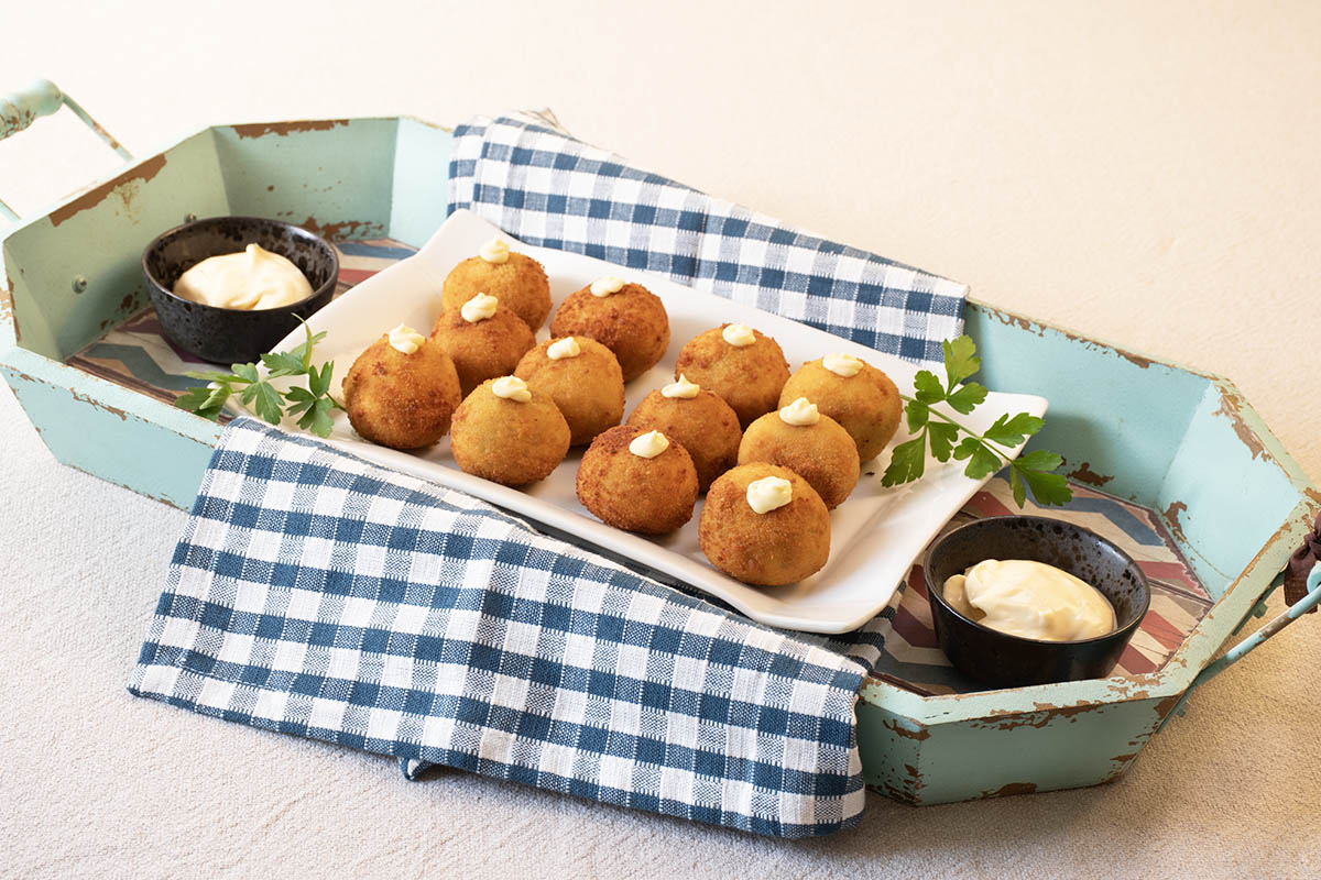 croquetas pollo asado