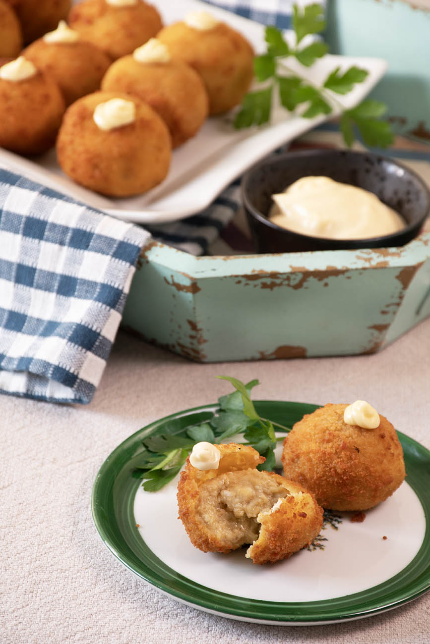 croquetas pollo asado