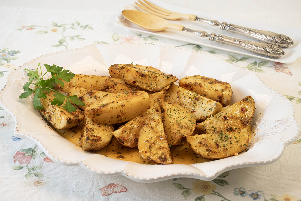 Patatas especiadas al microondas fáciles y rápidas