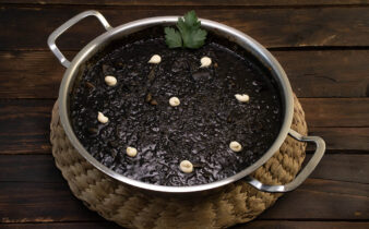 arroz negro con choco