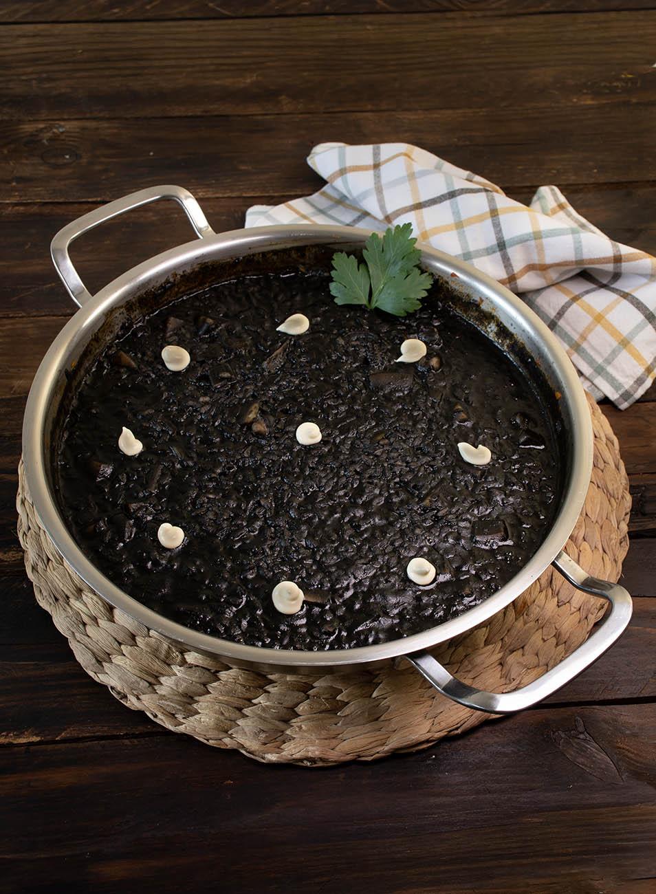 arroz negro con choco