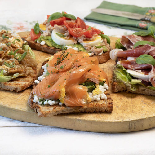 Tostas variadas: 4 ideas fáciles y deliciosas