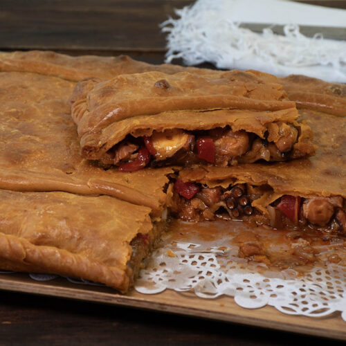 Empanada gallega de pulpo