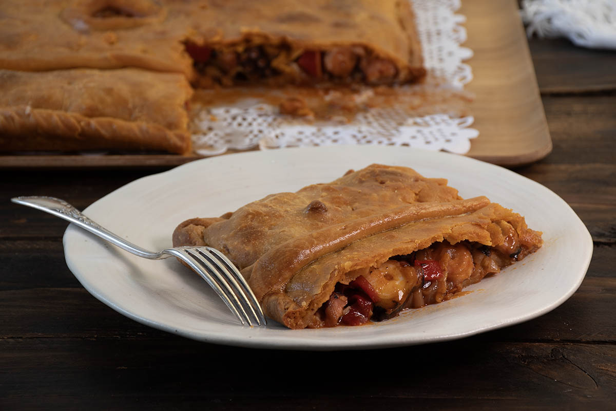 Empanada gallega de pulpo