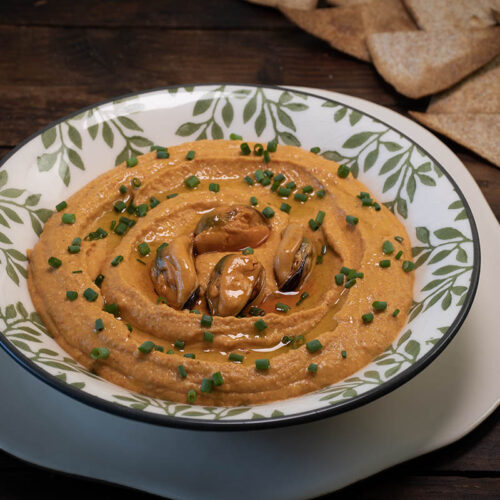 hummus de mejillones