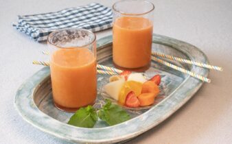 Batido de Melón, Fresas y Naranja: Fresco, Saludable y Repleto de Vitaminas.