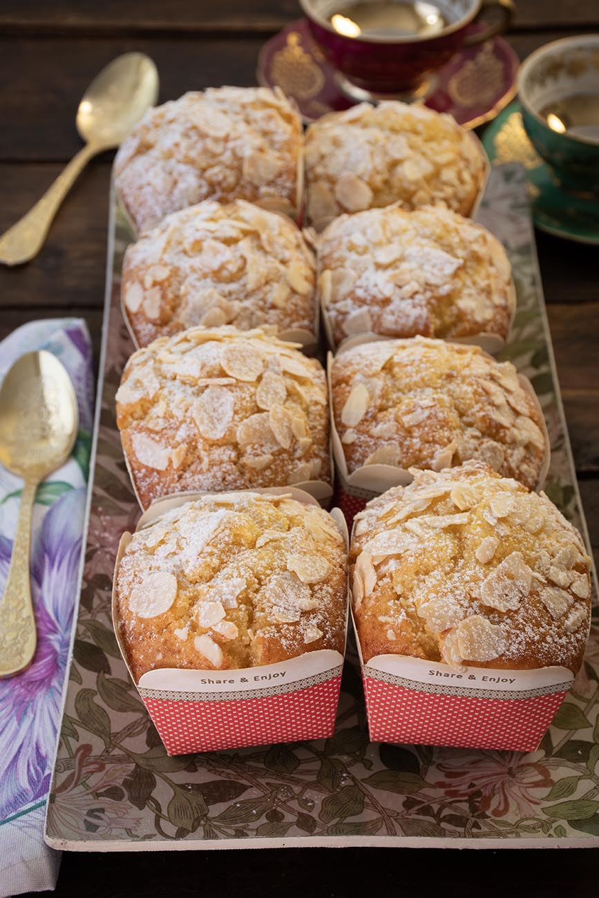 Bizcochitos de ricotta, naranja y almendra